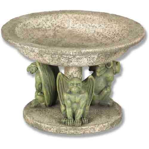 Three Gargoyle Urn Large 4.5 Outdoor/Indoor Statue - Bella Statues