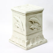 Dolphin Square Pedestal 20 Outdoor/Indoor Statue - Bella Statues