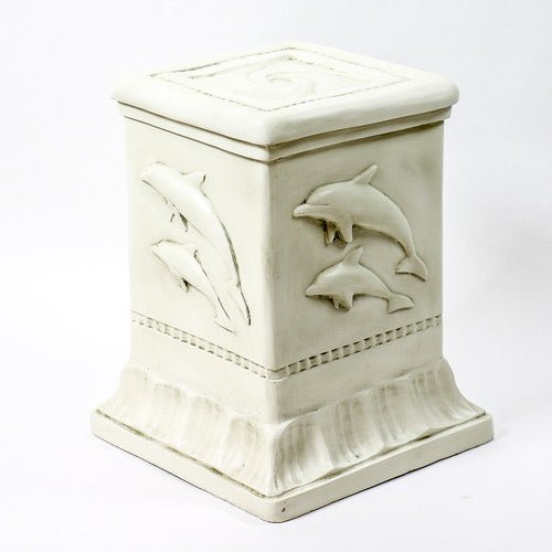 Dolphin Square Pedestal 20 Outdoor/Indoor Statue - Bella Statues