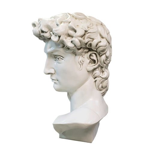 Lifesize Head Of David From Orig - 48 Outdoor/Indoor Statue - Bella Statues