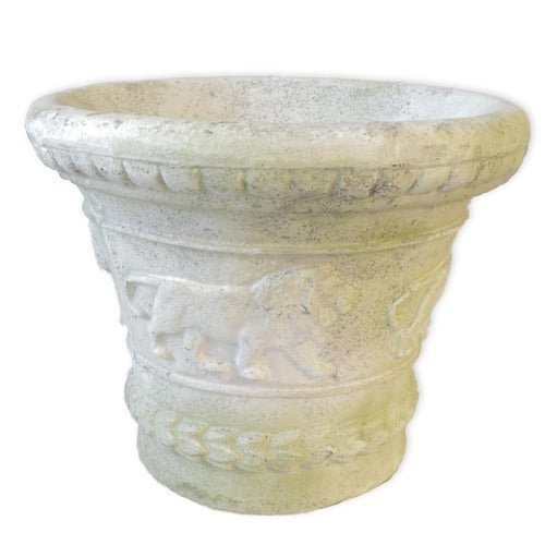 Urn W/Lions Circling 9 Outdoor/Indoor Statue - Bella Statues