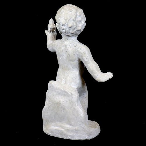 Nature's Child with Bird 21 H Outdoor/Indoor Statue - Bella Statues