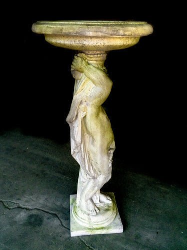 Lifesize Cherub Mio Birdbath 48 Outdoor/Indoor Statue - Bella Statues