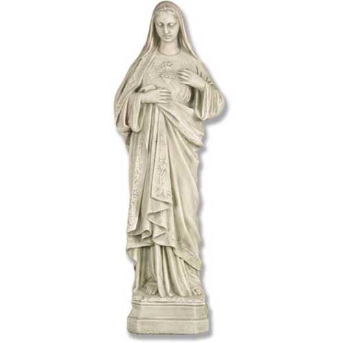 Immaculate Heart Of Mary Outdoor/Indoor Statue - Bella Statues