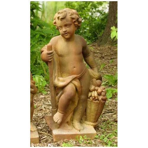 Harvest Cherub 36 Outdoor/Indoor Statue - Bella Statues
