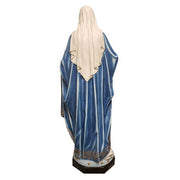 Custom Painted Lifesize Mary W/ One Hand Outstretched Outdoor/Indoor Statue - Bella Statues