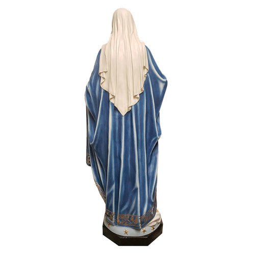 Custom Painted Lifesize Mary W/ One Hand Outstretched Outdoor/Indoor Statue - Bella Statues