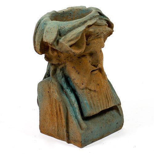 King Richard Head Planter 11 Outdoor/Indoor Statue - Bella Statues