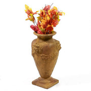 Lion and Garland Vase Outdoor/Indoor Statue - Bella Statues