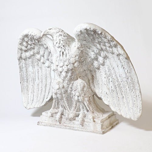 Lifesize Eagle on Base Outdoor/Indoor Statue - Bella Statues
