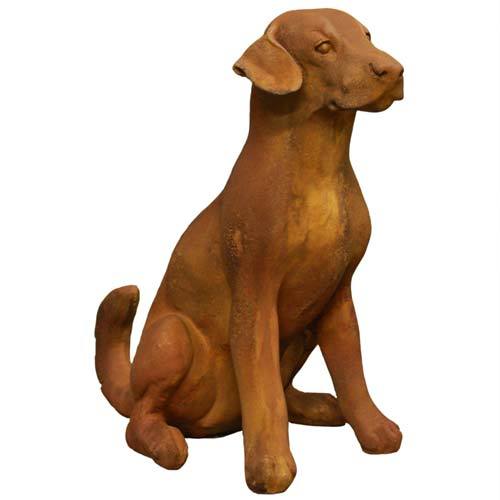 Sitting Puppy Outdoor/Indoor Statue - Bella Statues
