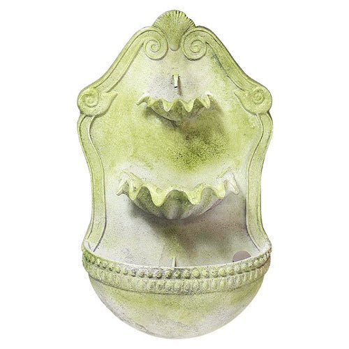 Double Shell Wall Fountain 24 Outdoor/Indoor Statue - Bella Statues