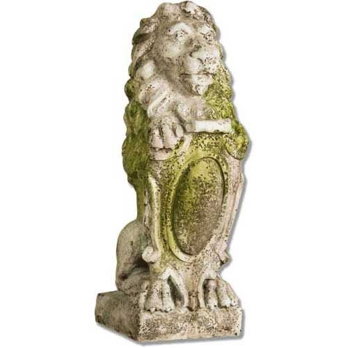 Lion De France with Shield 28 Outdoor/Indoor Statue - Bella Statues