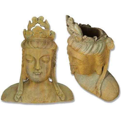 Chinese Goddess Bust Planter Outdoor/Indoor Statue - Bella Statues