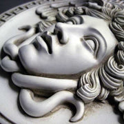 SEE F7274 - STN Medusa Plaque Outdoor/Indoor Statue - Bella Statues