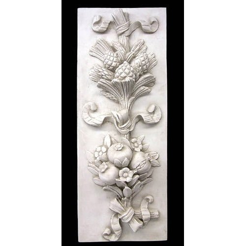 Harvest Wall Frieze 34 Outdoor/Indoor Statue - Bella Statues