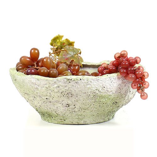 Rough Hewn Bowl 1 4 H Outdoor/Indoor Statue - Bella Statues