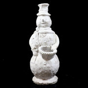 Lifesize Stone Cold Snowman 37 Outdoor/Indoor Statue - Bella Statues