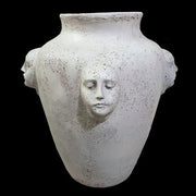 Four Face Pot 21 H Outdoor/Indoor Statue - Bella Statues