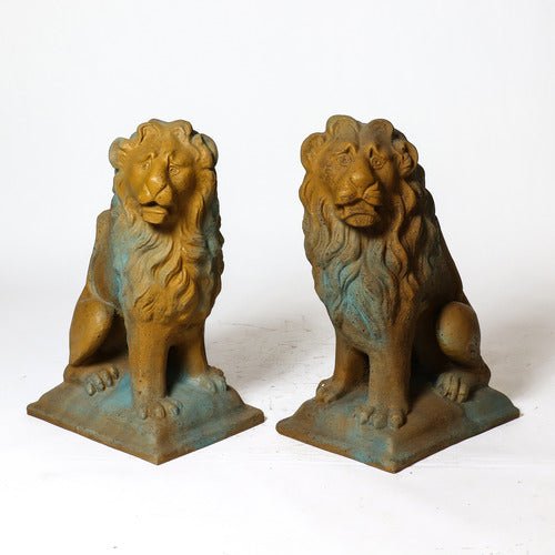 Sitting Lion Set 24 Outdoor/Indoor Statue - Bella Statues