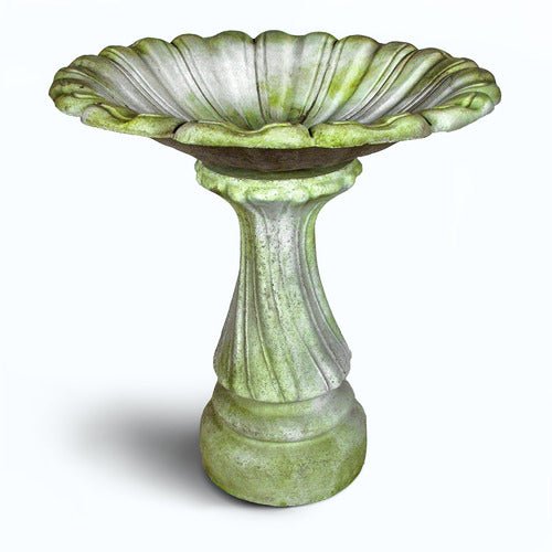 Blooming Birdbath Outdoor/Indoor Statue - Bella Statues