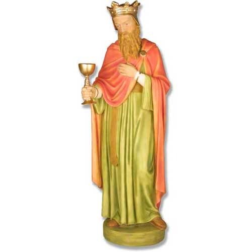 Lifesize King W/Myrrh 39 Ntv1.2 Outdoor/Indoor Statue - Bella Statues