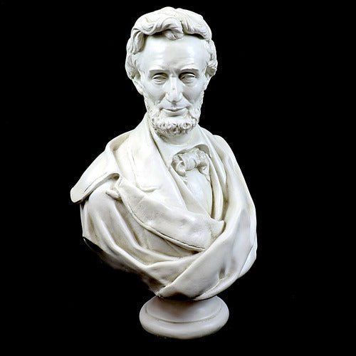 Lincoln Bust Draped Beard 34 Outdoor/Indoor Statue - Bella Statues