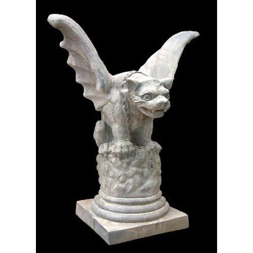 Castle Gate Gargoyle Ped 31 Outdoor/Indoor Statue - Bella Statues