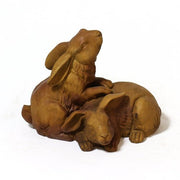 Bunnies At Play Outdoor/Indoor Statue - Bella Statues