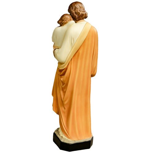Custom Painted Lifesize Saint Joseph with Child 36 Outdoor/Indoor Statue - Bella Statues