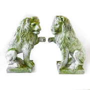 Lion Right Paw Up Outdoor/Indoor Statue - Bella Statues