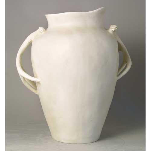 Deer Horn Handle Pot 24 Outdoor/Indoor Statue - Bella Statues