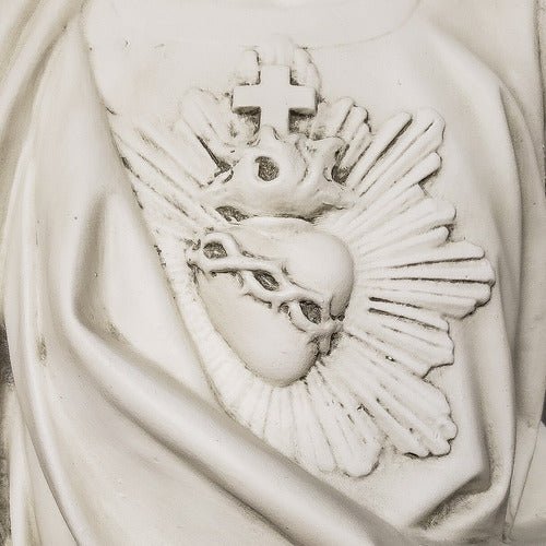 Lifesize Sacred Heart Pleading 63" Outdoor/Indoor Statue - Bella Statues
