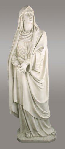 Custom Painted Lifesize Our Lady Of Sorrow Mary Religious 65" H Outdoor/Indoor Statue - Bella Statues