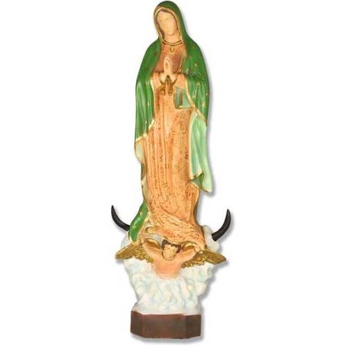 Custom Painted Our Lady Of Guadalupe 32 Outdoor/Indoor Statue - Bella Statues