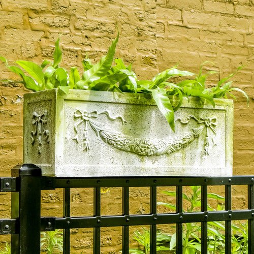 French Window Box 11 H (R) Outdoor/Indoor Statue - Bella Statues
