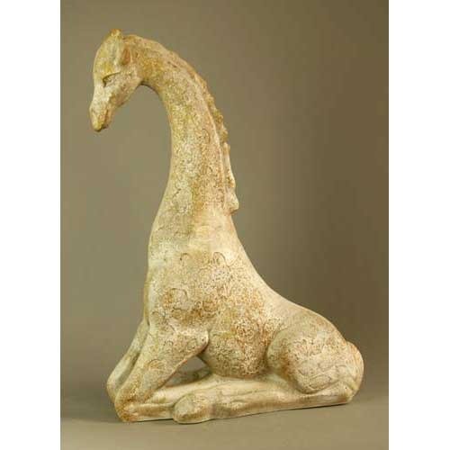 Kneeling Giraffe 32 Outdoor/Indoor Statue - Bella Statues