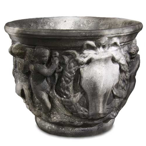 Cherub Bell Pot 14 H Outdoor/Indoor Statue - Bella Statues