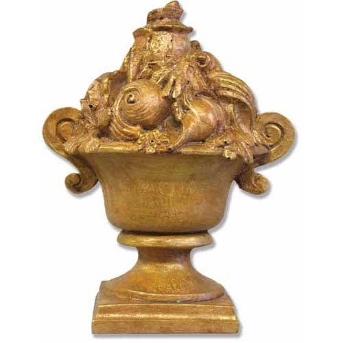 Shell Ocean Urn Finial 13 Outdoor/Indoor Statue - Bella Statues