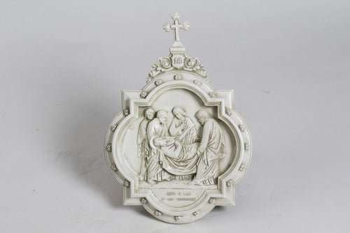 Chapel Wall Plaque Station 14 Outdoor/Indoor Statue - Bella Statues