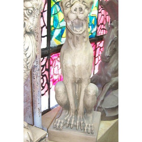 Gargoyle Dog Rainspout Standg Outdoor/Indoor Statue - Bella Statues