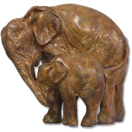 Elephant & Calf 12 Outdoor/Indoor Statue - Bella Statues