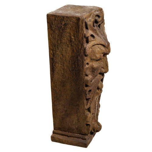 Lifesize Mouth Of Truth Pedestal 37 Outdoor/Indoor Statue - Bella Statues