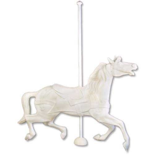 Lifesize Flying Carousel Horse (NO BASE Outdoor/Indoor Statue - Bella Statues