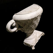 Lifesize Crimson Half Table 31 Outdoor/Indoor Statue - Bella Statues