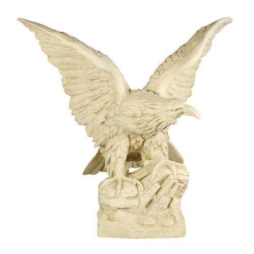 Lifesize Eagle Facing Left Outdoor/Indoor Statue - Bella Statues