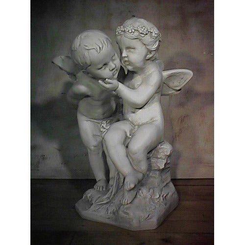 Two Cherubs Playing 21 H Outdoor/Indoor Statue - Bella Statues