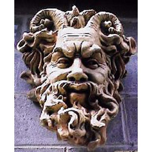 Mask Of Faunus 20 Outdoor/Indoor Statue - Bella Statues