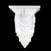 Leaf With Flowers Bracket Outdoor/Indoor Statue - Bella Statues