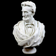 Lincoln Bust Draped Beard 34 Outdoor/Indoor Statue - Bella Statues